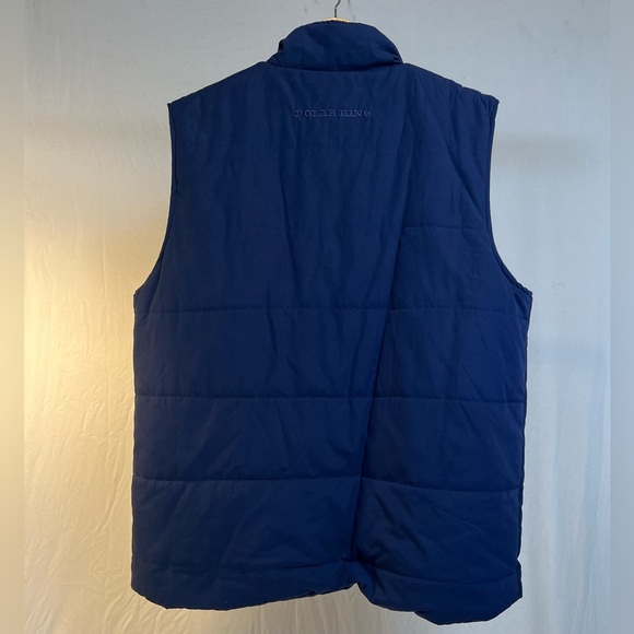 unisex blue polar king by key padded vest - Picture 2 of 4